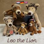 Het patroon Leo de Leeuw, gehaakt in verschillende versies